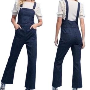 EUC Anthropologie Pilcro and the Letterpress denim overalls